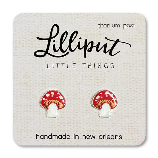 Mushroom Earrings