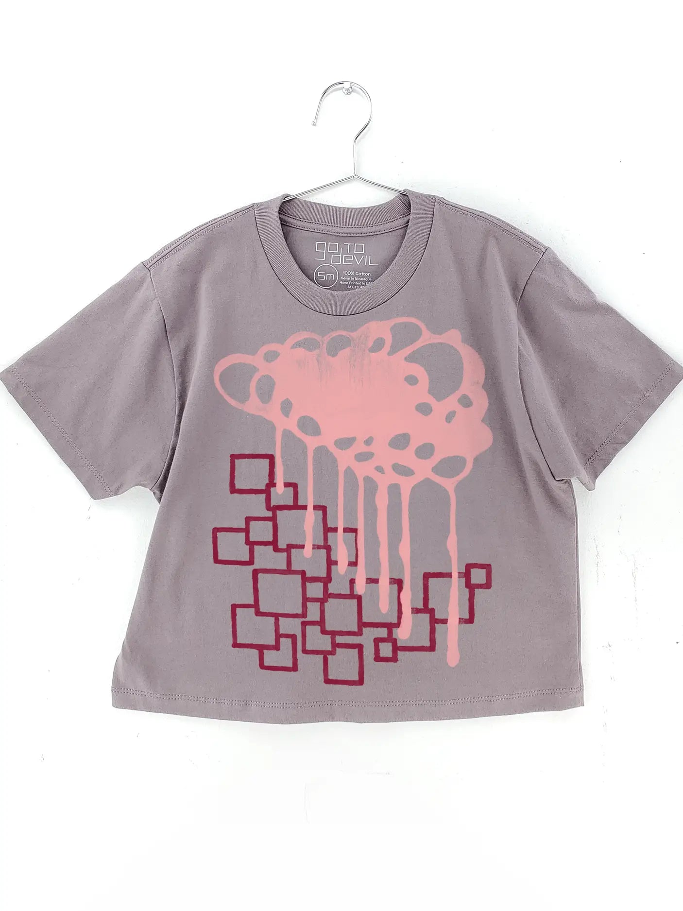 Mushroom Painless High Waist Boxy Tee by Go To Devil