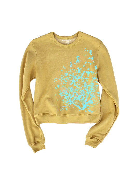 Mustard Flock Sabrina Sweatshirt by Supermaggie