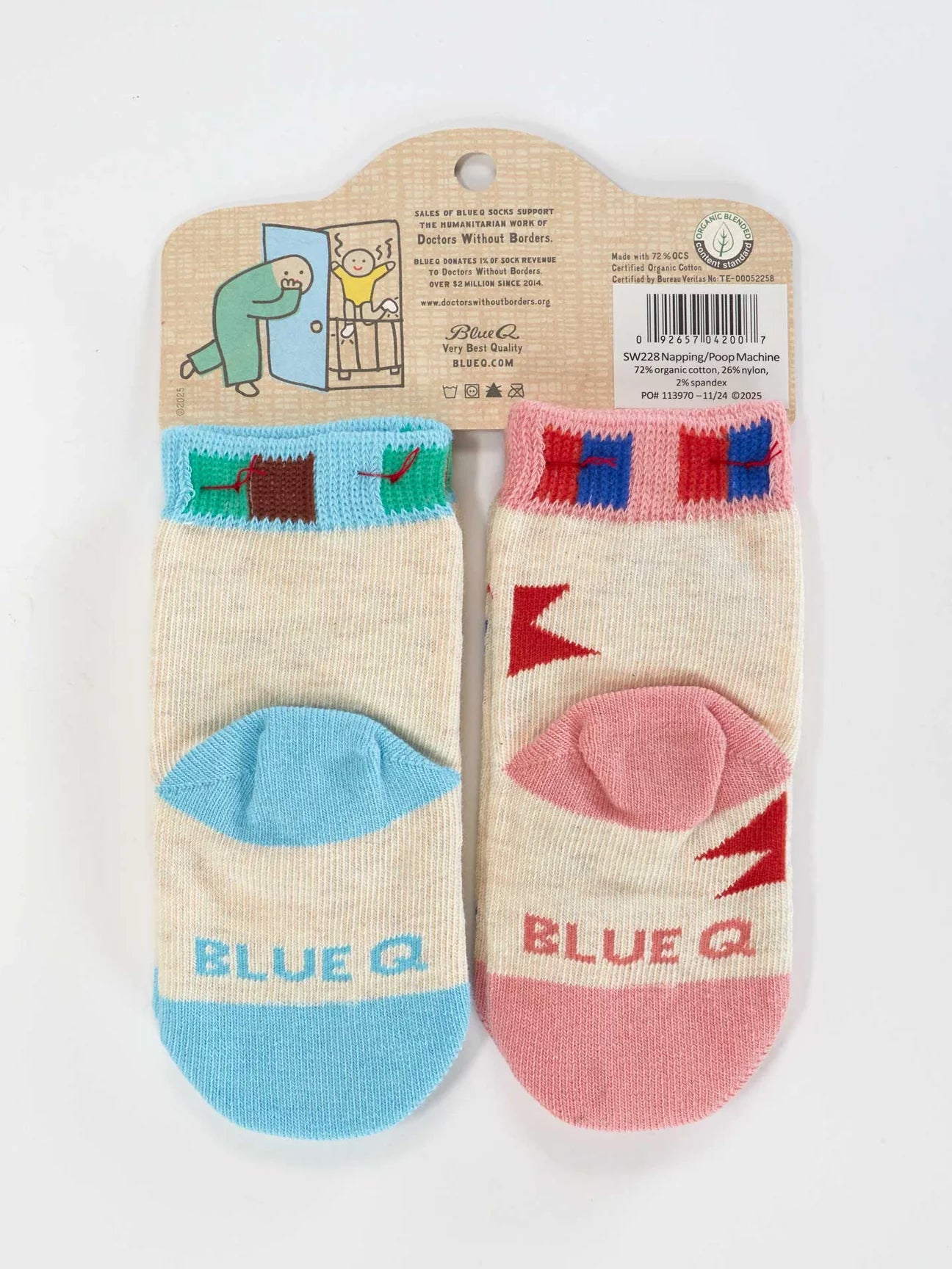 Napping? In This Economy?/Poop Machine Baby Socks