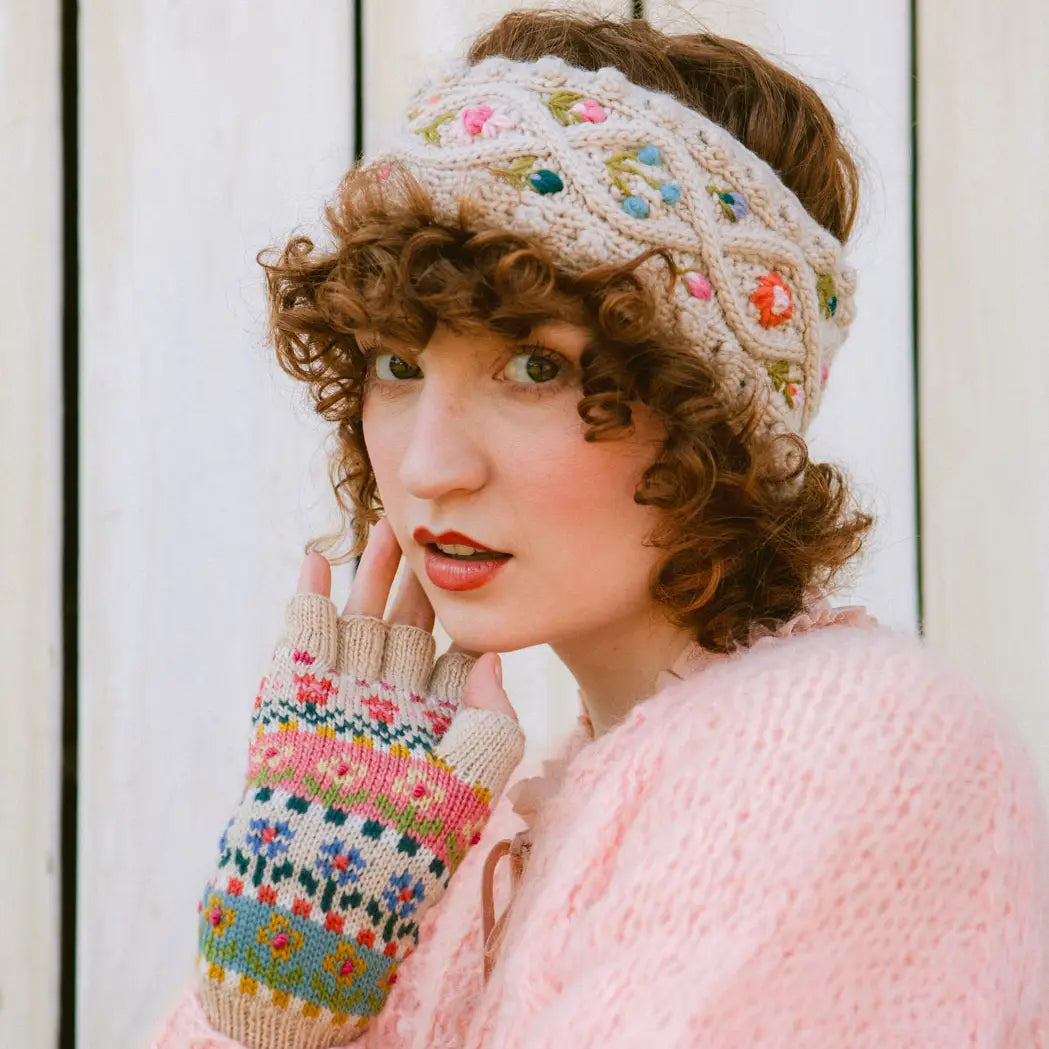 Natural Tilly Headband by French Knot