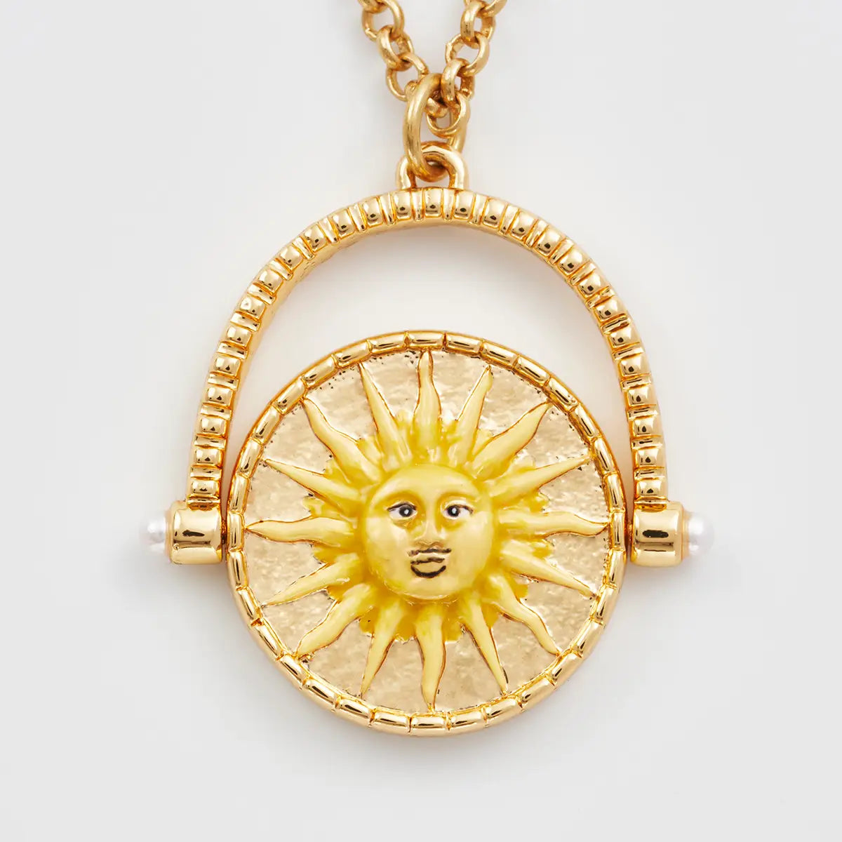 Night and Day Spinner Necklace by Fable England