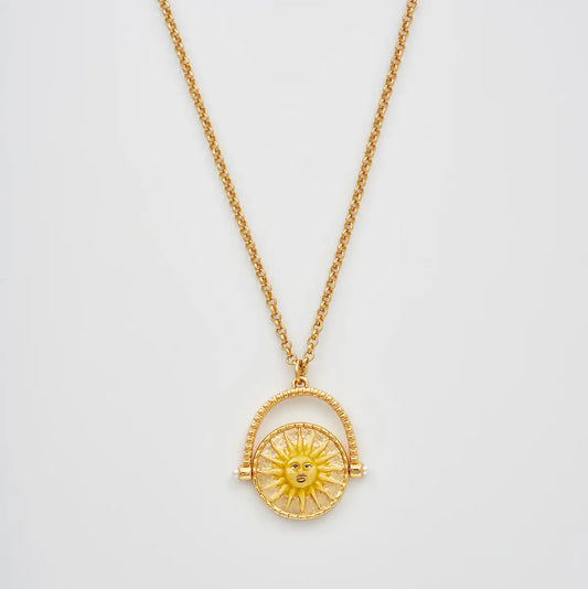 Night and Day Spinner Necklace by Fable England