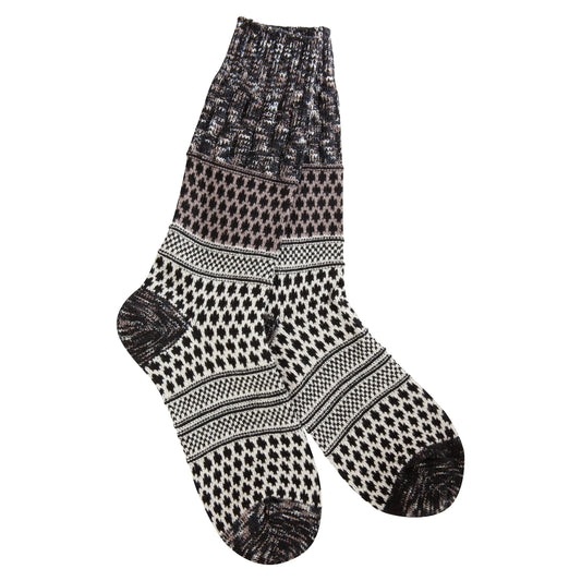 Nightfall Weekend Gallery Textured Crew Socks