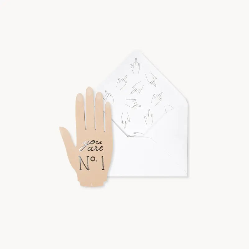 Number One Pop-Up Card