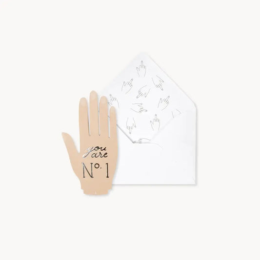 Number One Pop-Up Card