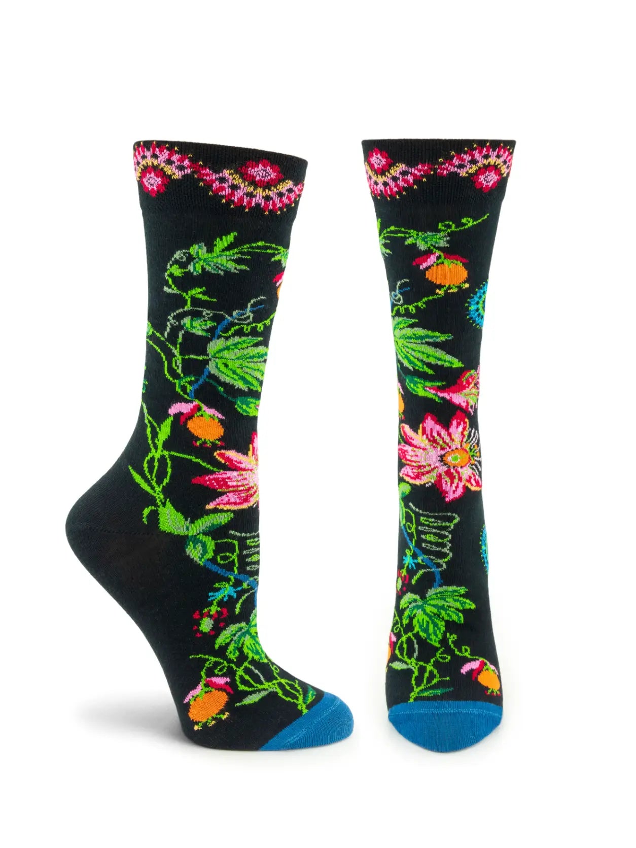 NYBG Black Flora Socks