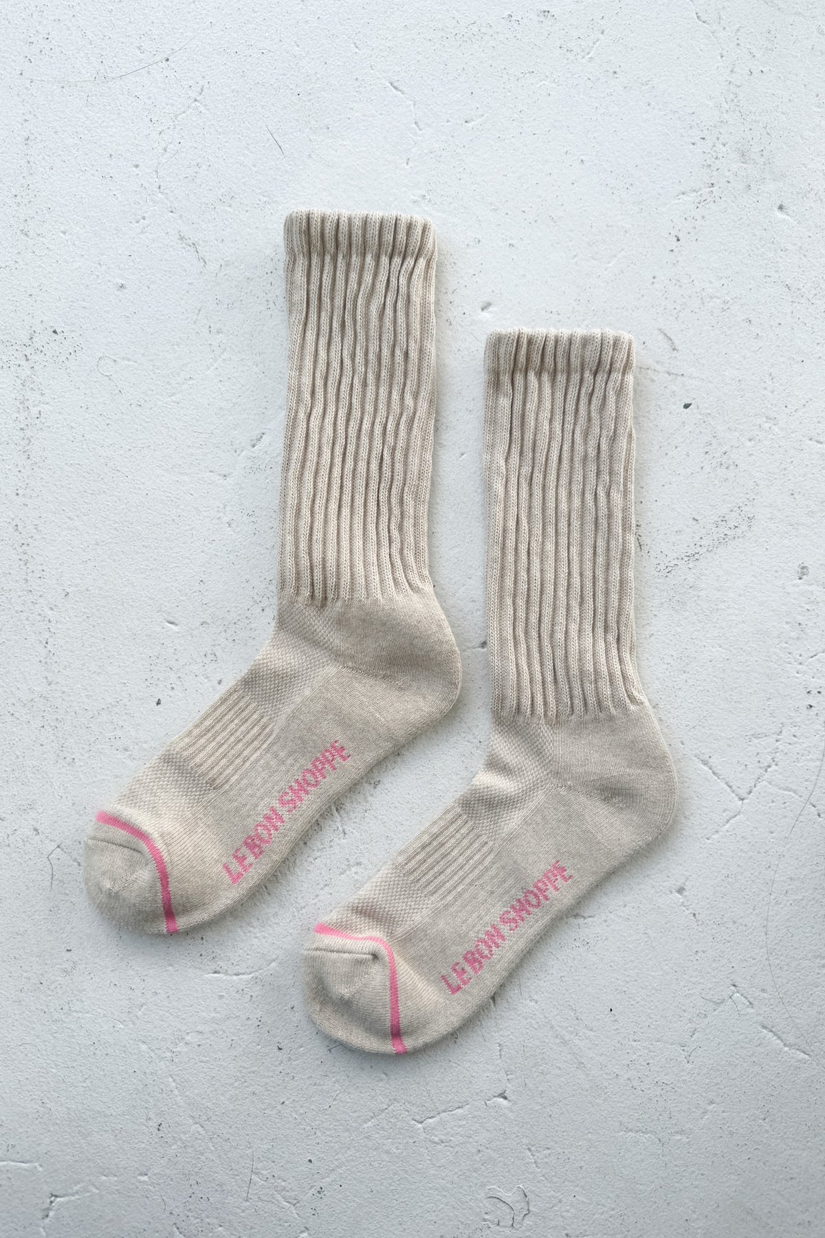 Oatmeal Ballet Socks by Le Bon Shoppe