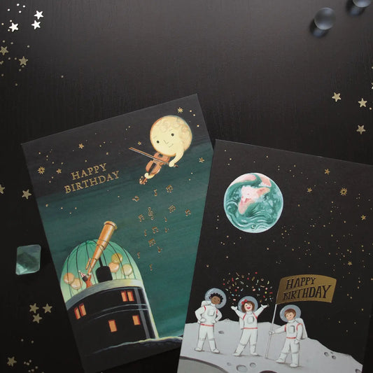 Observatory Birthday Greeting Card