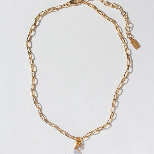 Ocean Dreams Paperclip Chain Necklace