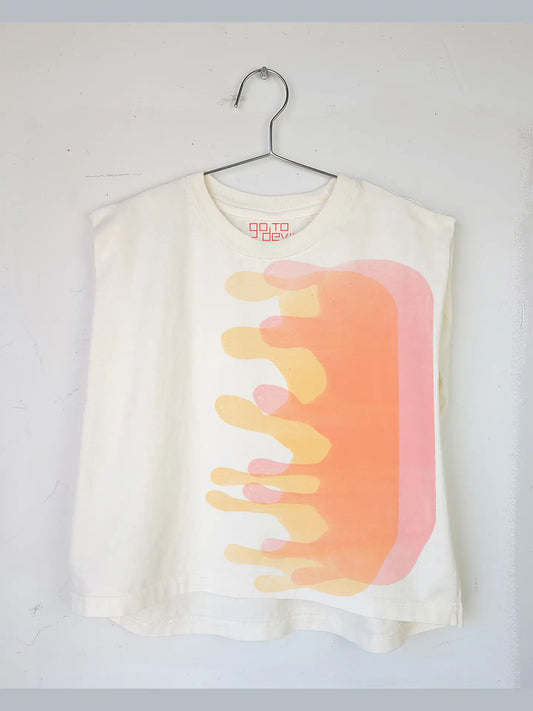 Off White Blob Heavyweight Muscle Tee
