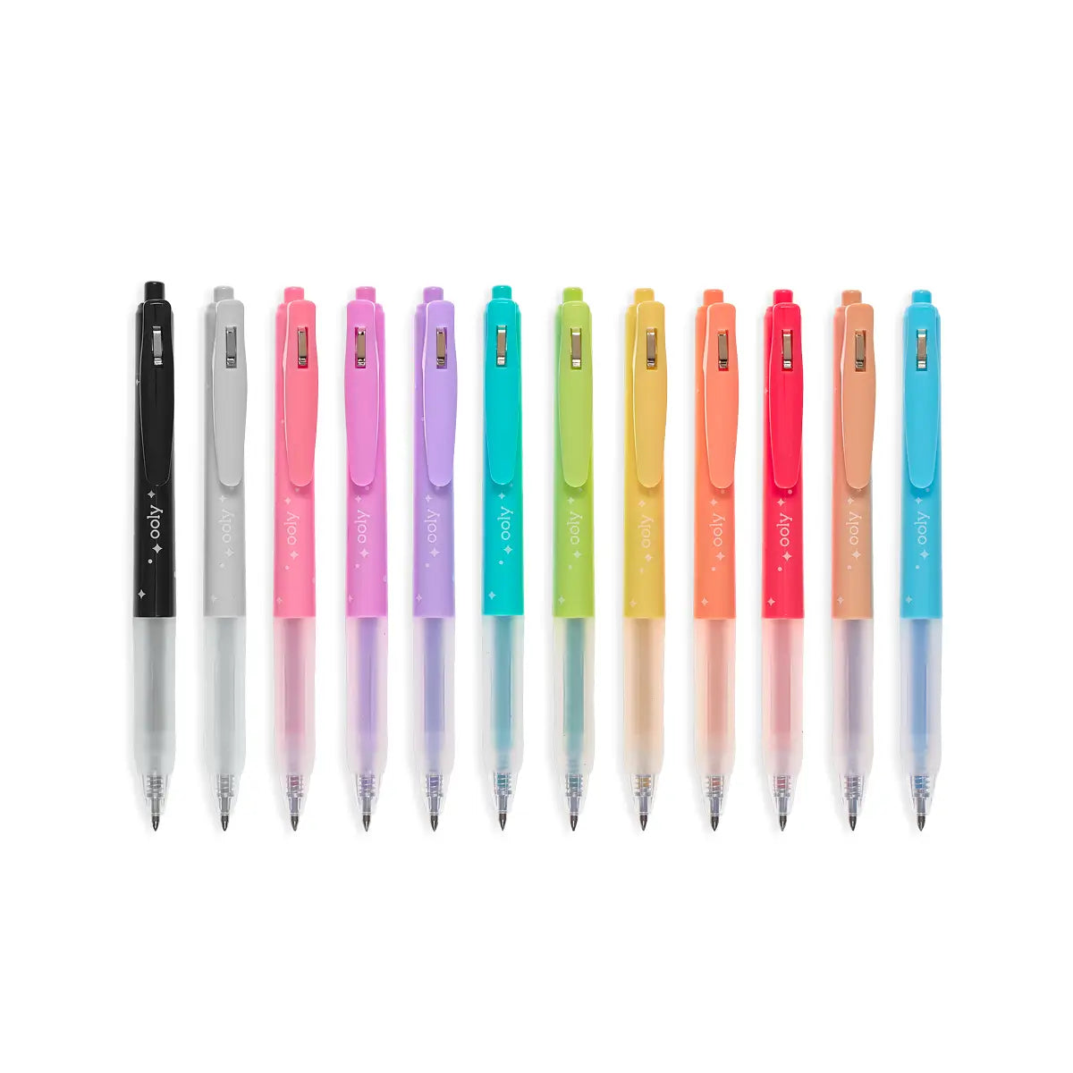 Oh My Glitter! Retractable Glitter Gel Pens - Set of 12