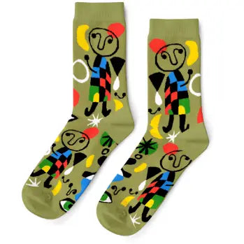 Olive Miró Crew Socks