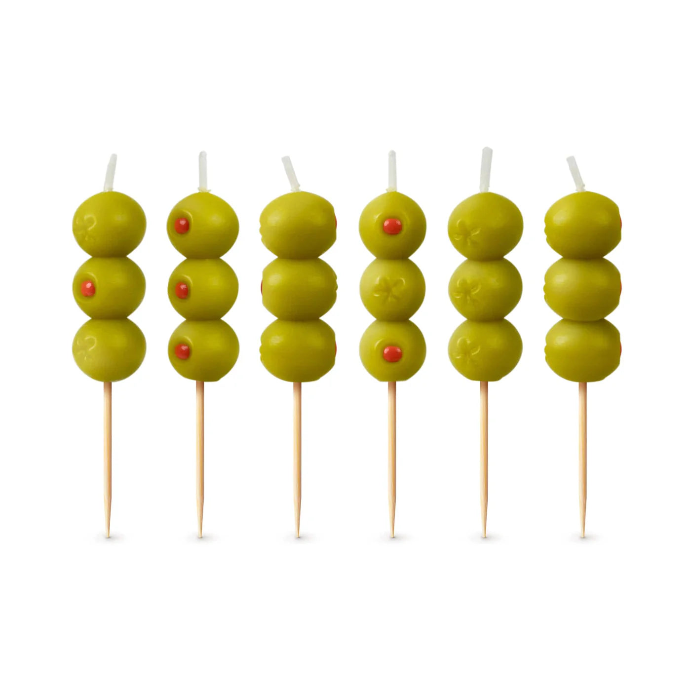 Olive Party Candles
