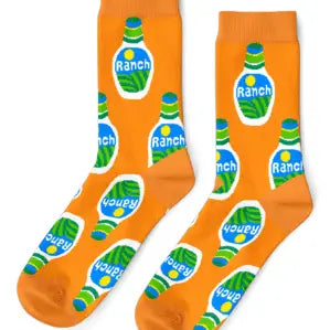 Orange Ranch Dressing Socks