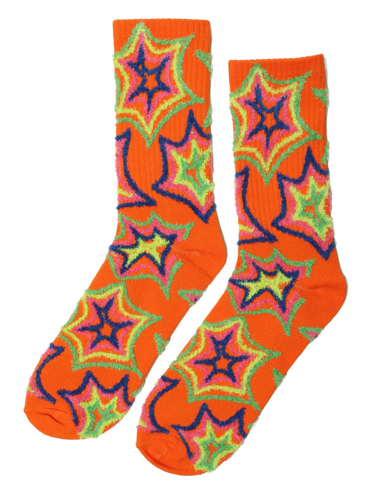 Orange Web Socks