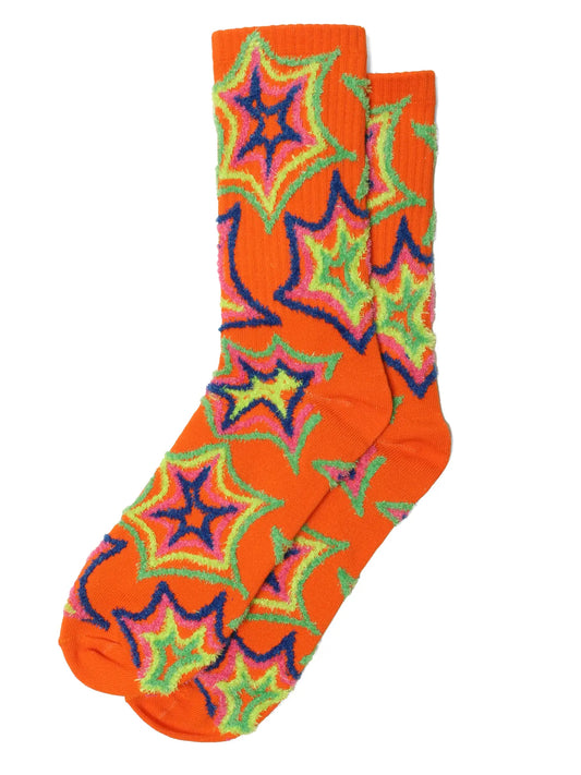 Orange Web Socks