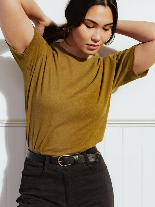 Ochre Organic Hemp Boxy Tee