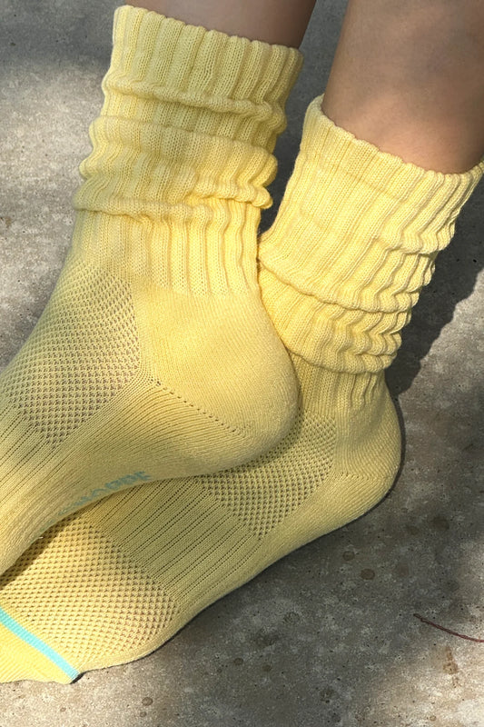 Pale Yellow Ballet Socks by Le Bon Shoppe