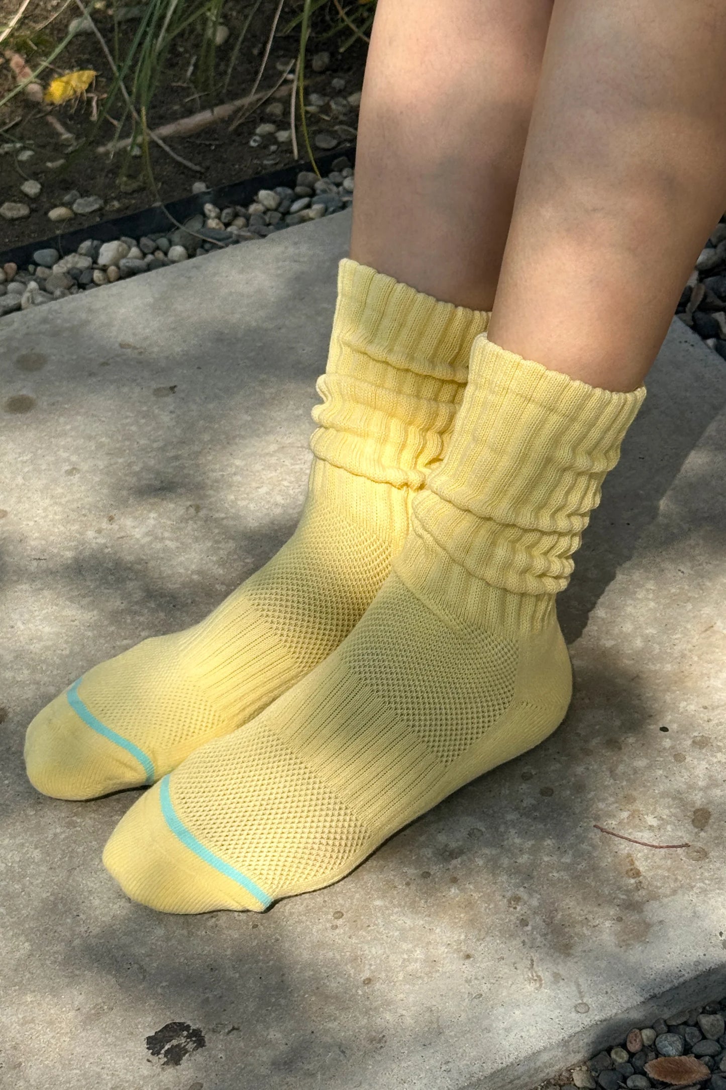 Pale Yellow Ballet Socks by Le Bon Shoppe