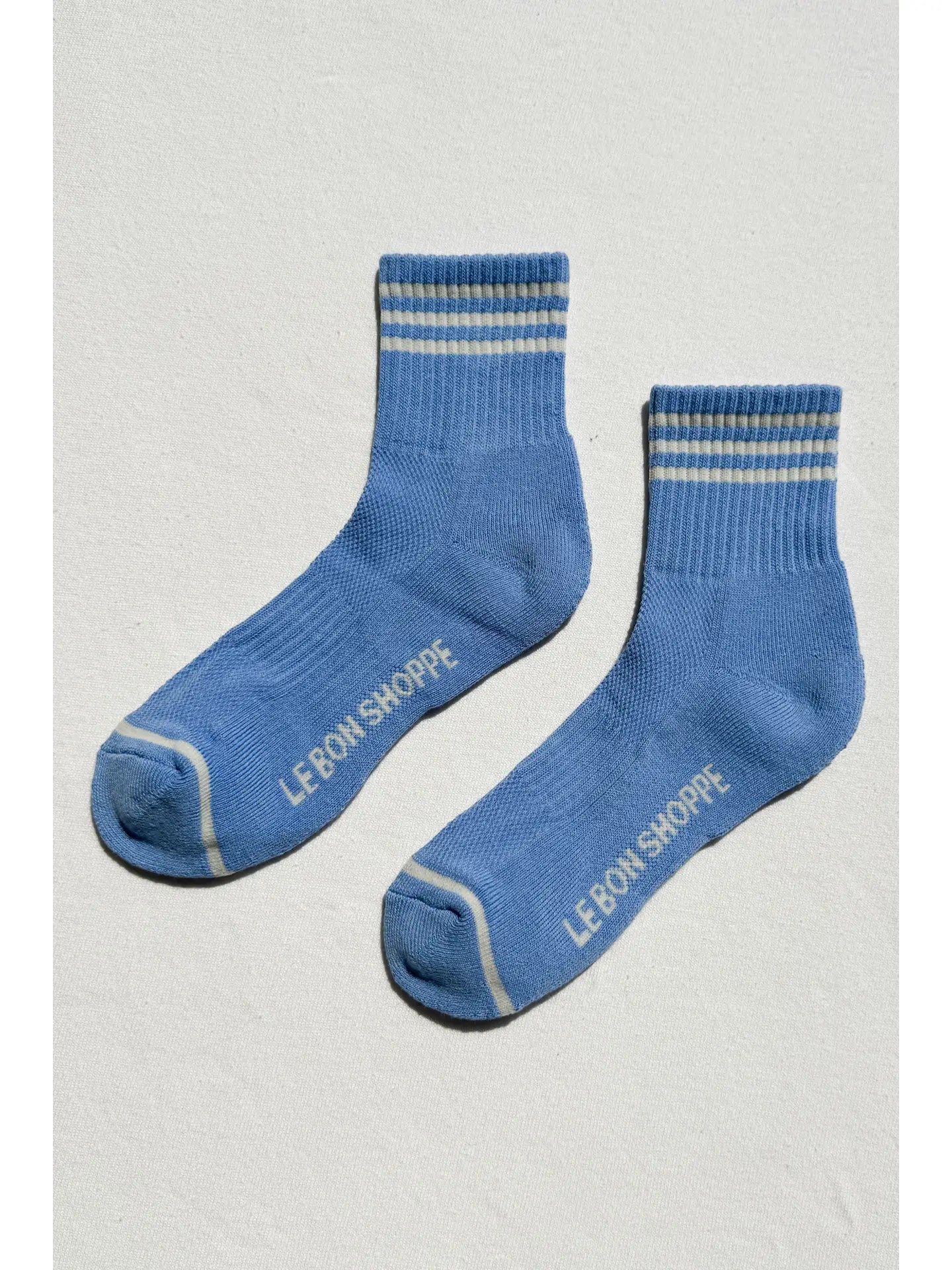 Parisian Blue Girlfriend Socks by Le Bon Shoppe
