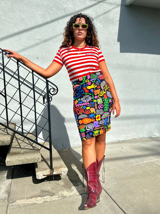 Party Mix Wiggle Skirt