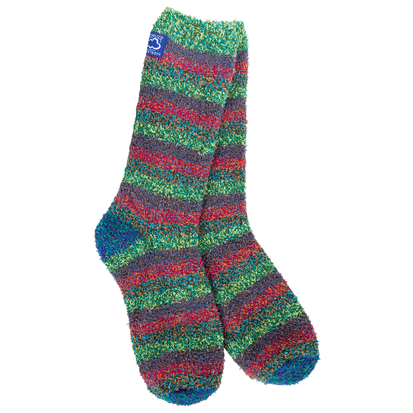 Peaceful Multi Stripe Crew Socks