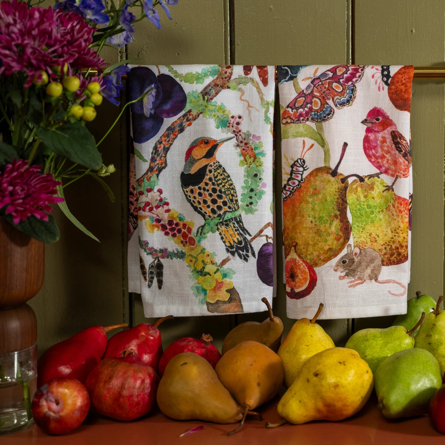 Pears Tea Towel by Betsy St. Clair