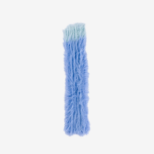 Periwinkle Faux Fur Bottle Sleeve