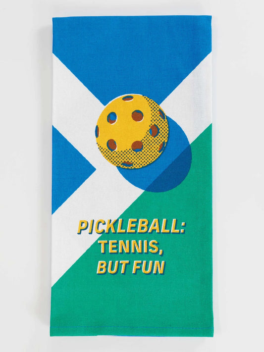 Pickleball- Tennis, But Fun Dish Towel