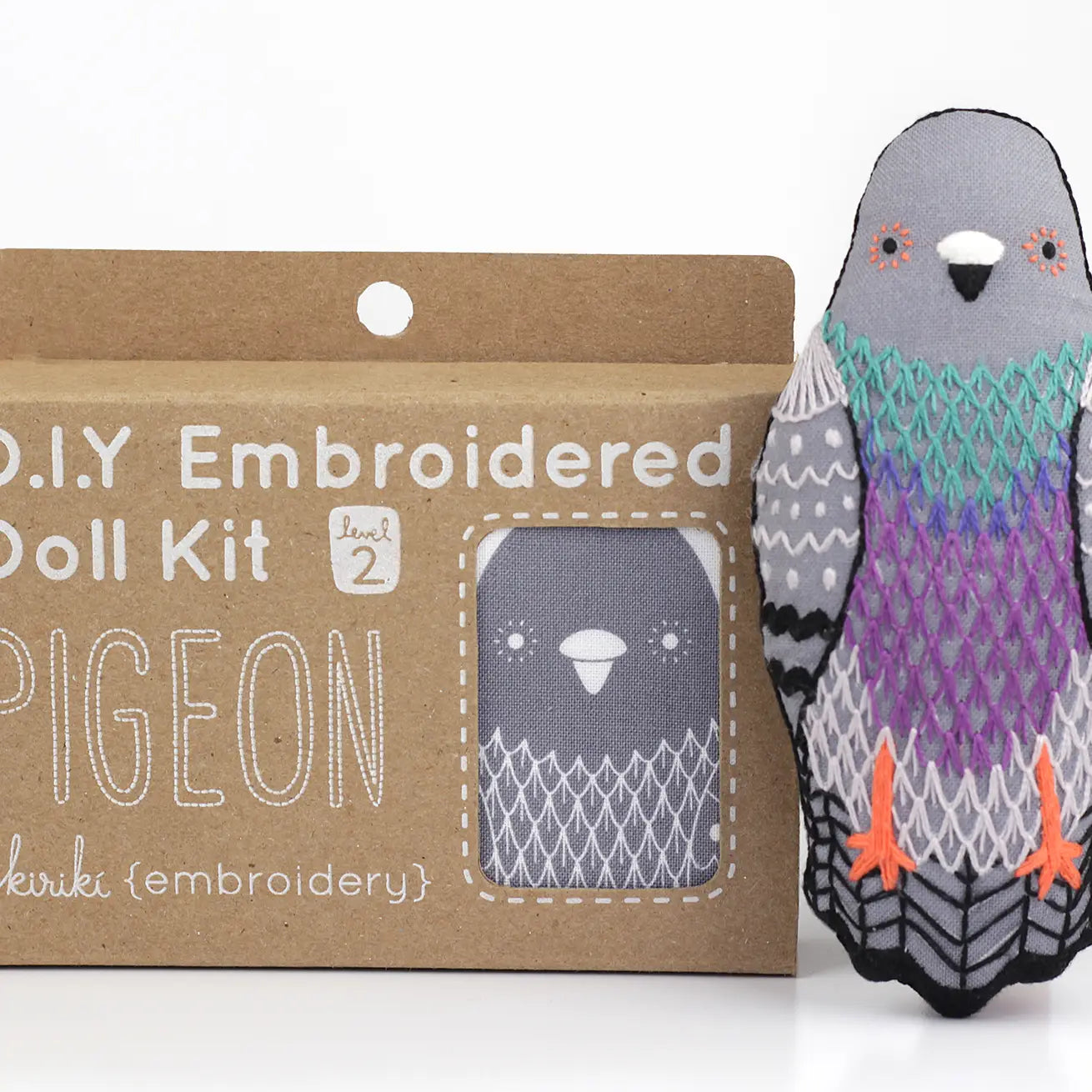 Pigeon Embroidery Kit