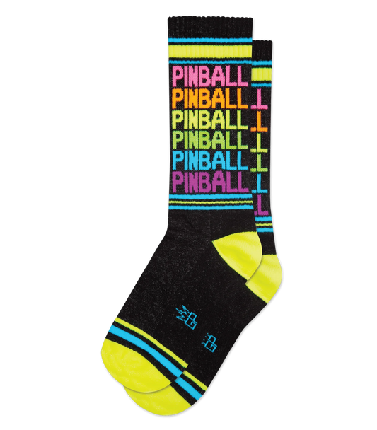 Pinball Neon Rainbow Sock