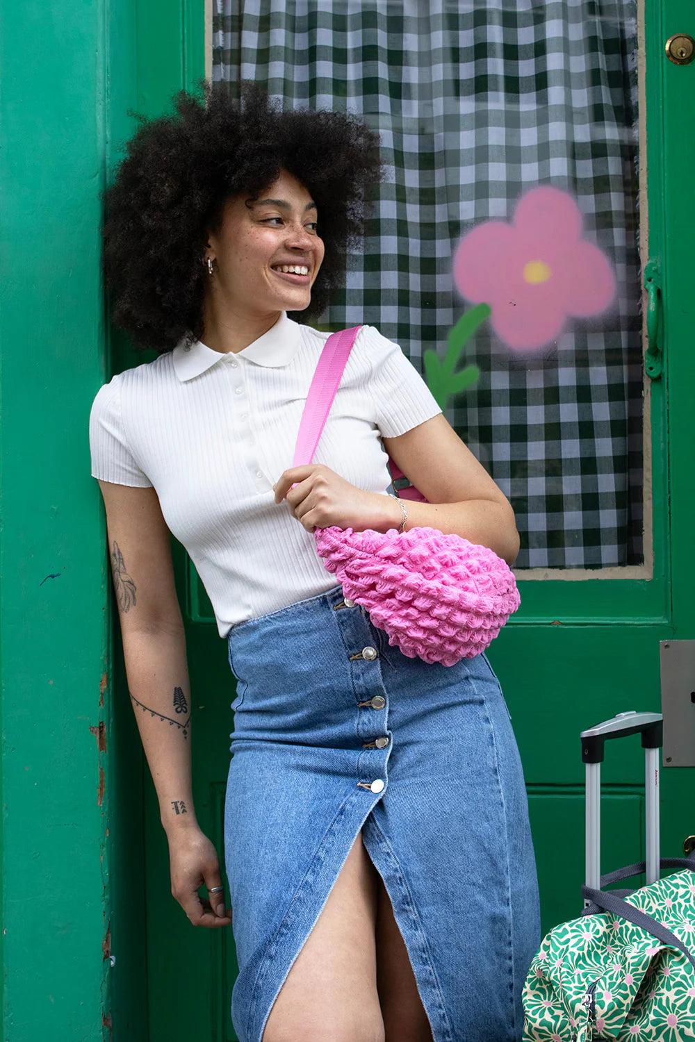 Pink Crossbody Bag