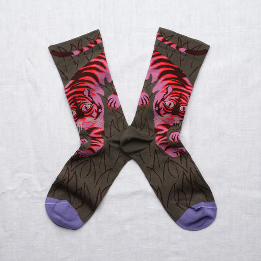 Pink Tiger Socks