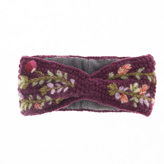 Plum Meadow Headband by French Knot