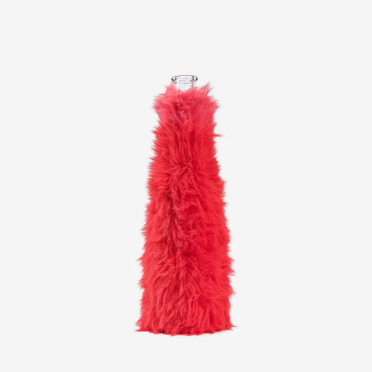 Poppy Faux Fur Bottle Sleeve