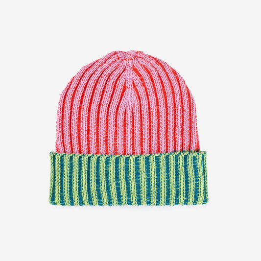 Poppy Lilac Big Stripe Beanie