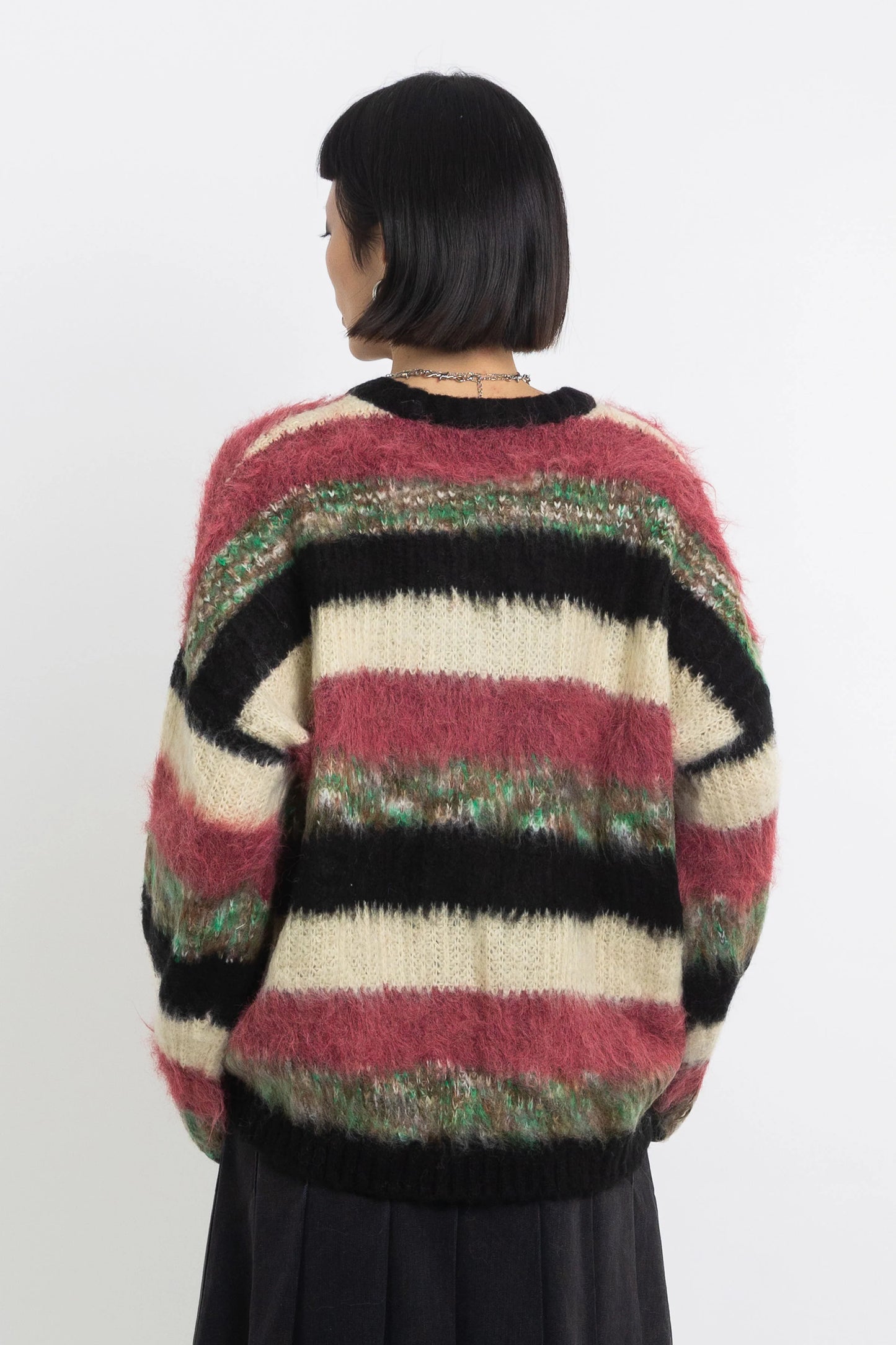 Pulse Stripe Oversized Sweater by Ragged Priest