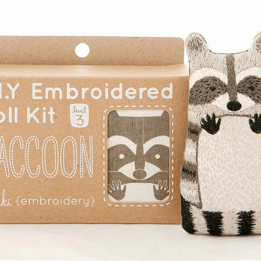 Raccoon Embroidery Kit