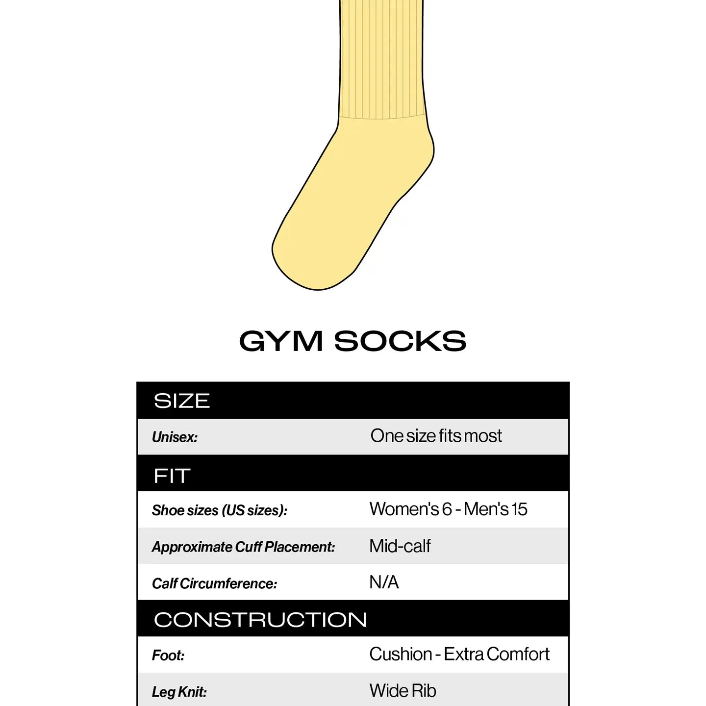 Rad Dad Gym Crew Socks