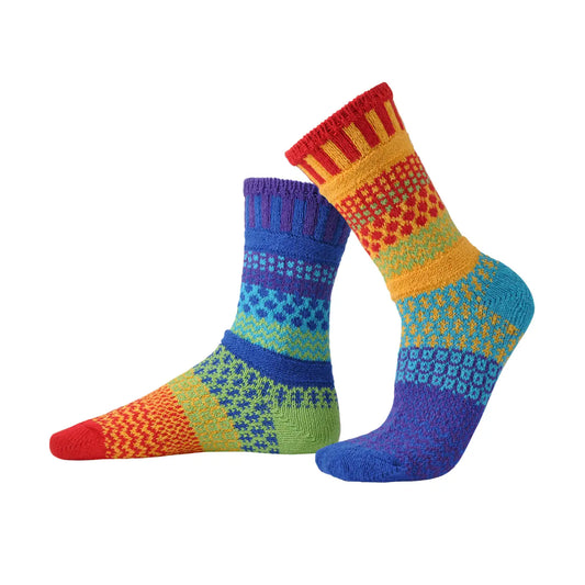 Rainbow Crew Socks by Solmate Socks