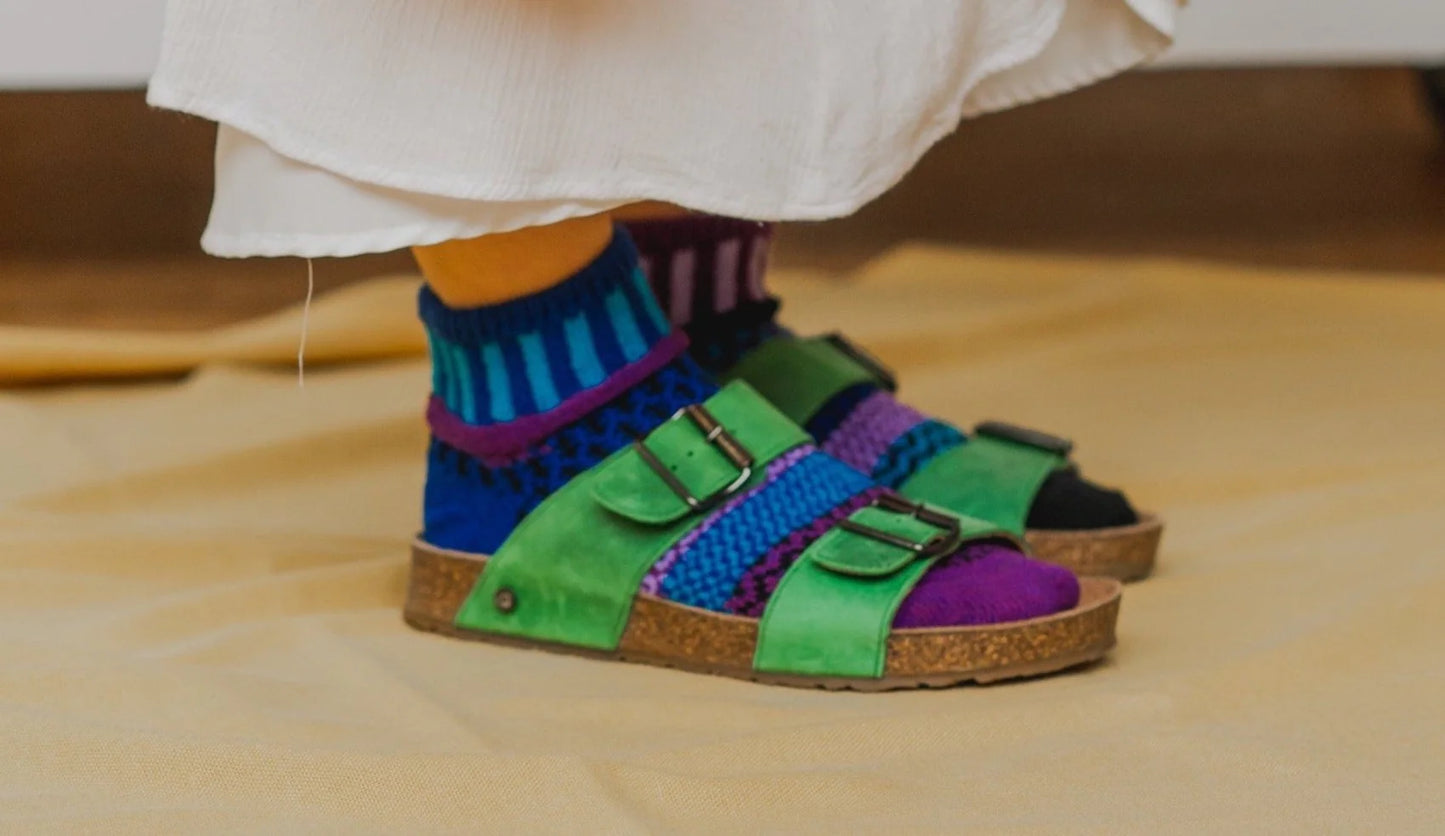 Raspberry Quarter Socks by Solmate Socks