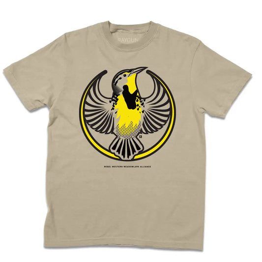 Rebel Western Meadowlark Alliance Heavyweight Tee by Raygun