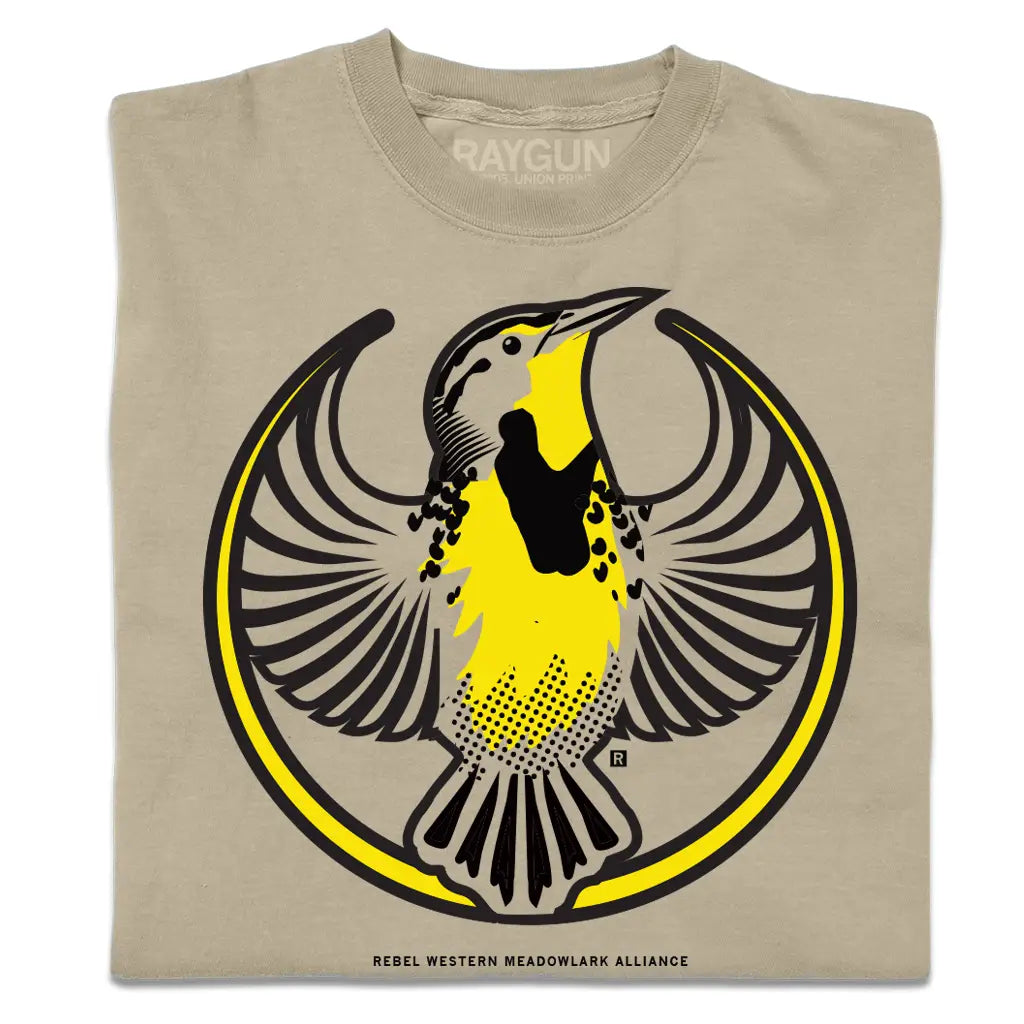 Rebel Western Meadowlark Alliance Heavyweight Tee by Raygun