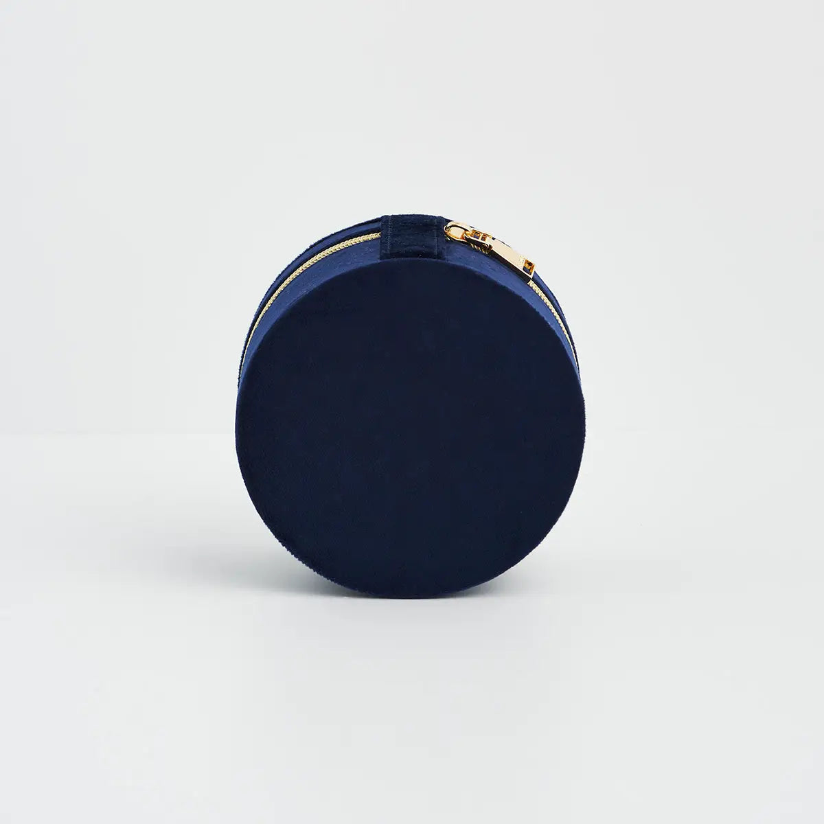 Red Admiral Navy Velvet Embroidered Jewelery Box by Fable England