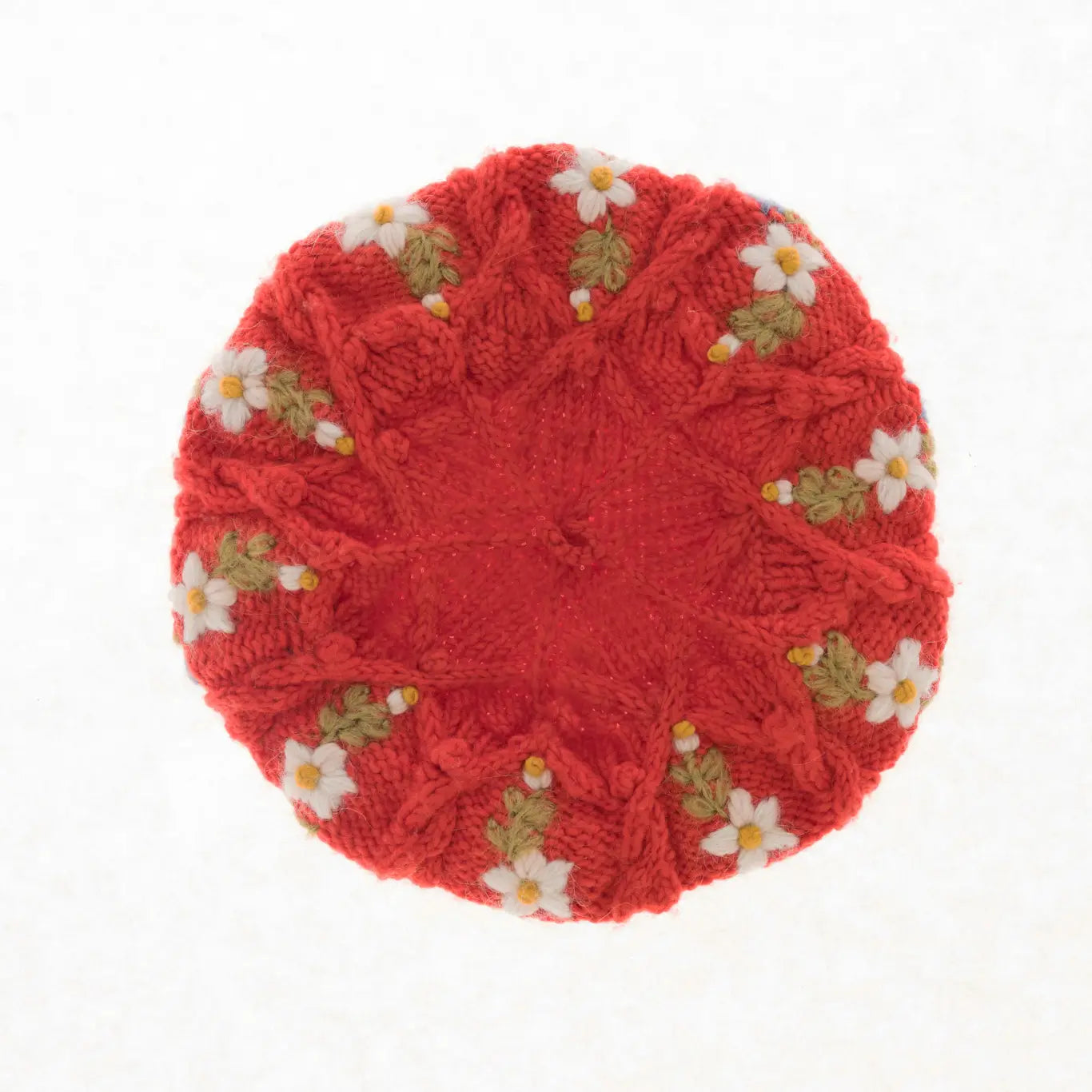Red Eleanor Beret by French Knot