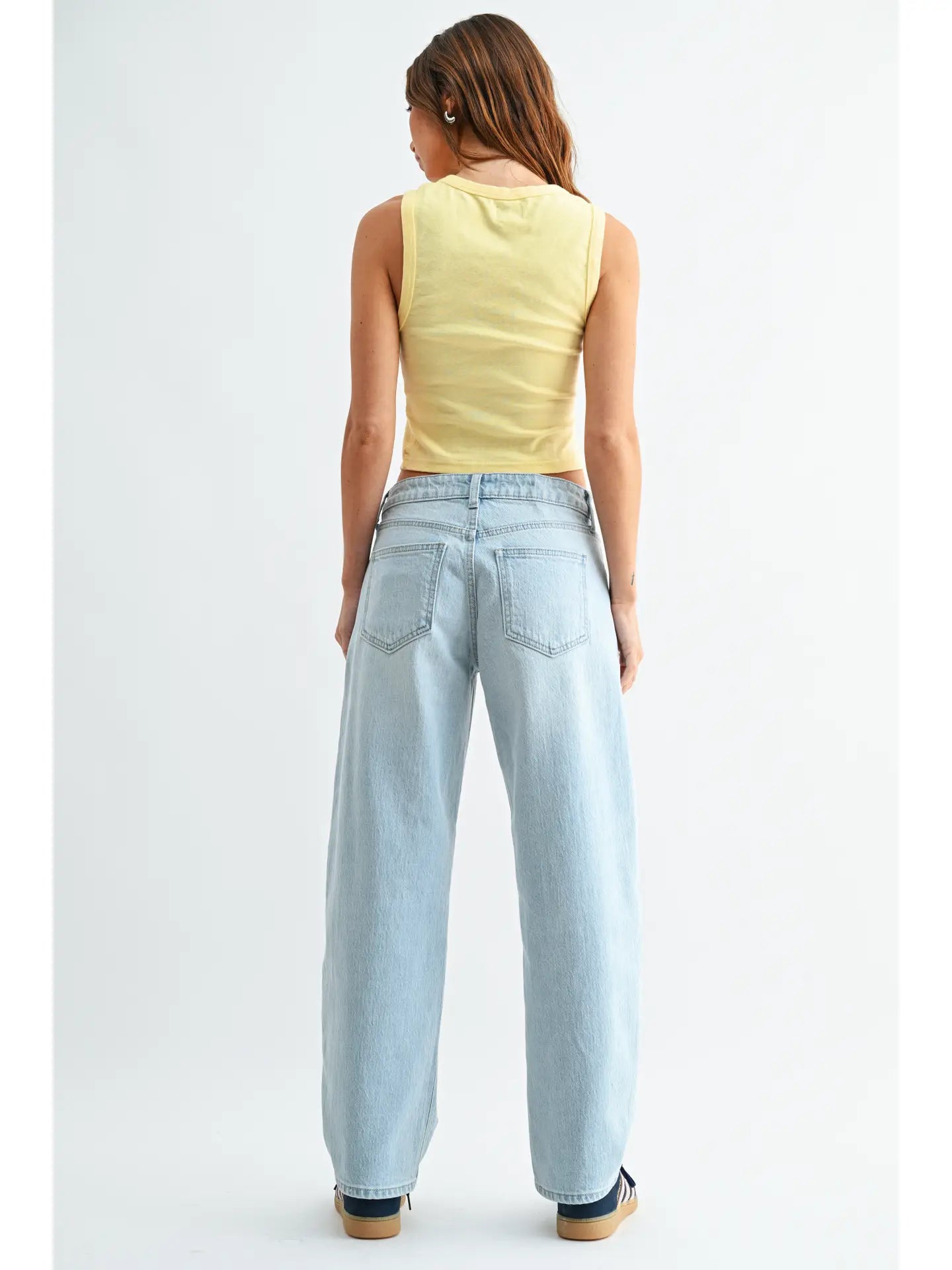 Relaxed Straight Barrel Jean - Light Denim