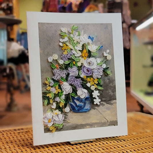 Spring Bouquest by Renoir Artist's Series Quilling Card