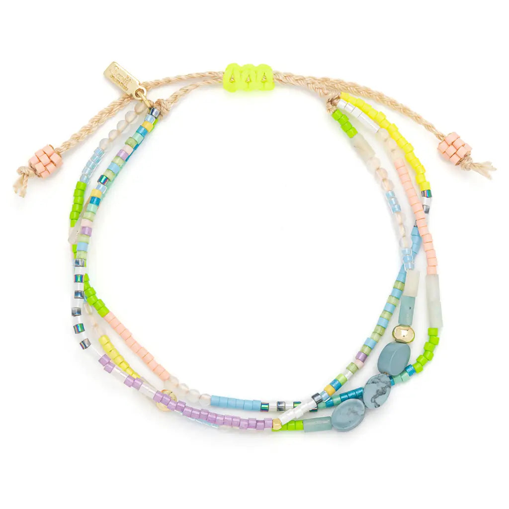 Salt & Sunshine Mixed Media Bracelet