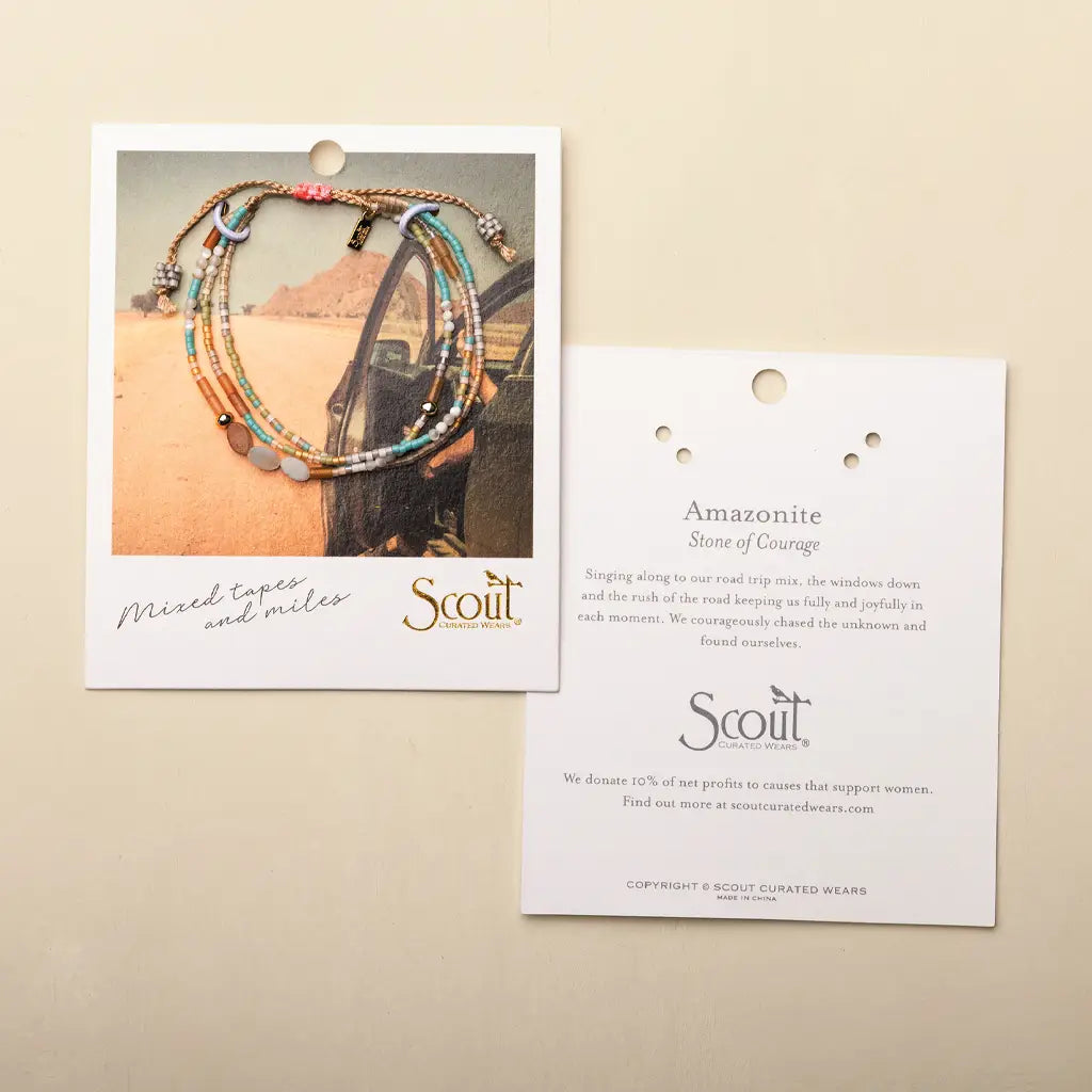 Salt & Sunshine Mixed Media Bracelet